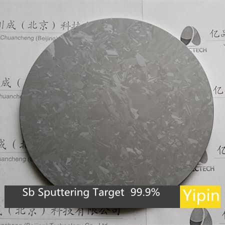 Sb Antimony Sputtering Target 99_9_ Coating Materials